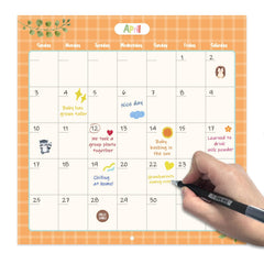Monking Bright Day pen and 12-color refills for vibrant entries.