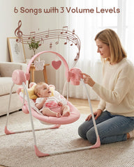 Monniebaby custom timer options help conserve battery while comforting baby.
