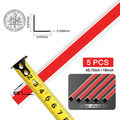 Monoid clear mini corner protectors adhesive back for quick tool-free installation
