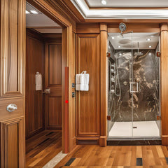 MONOID adhesive-back corner guards enable quick, tool-free wall protection.