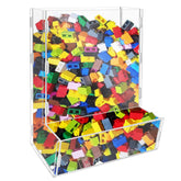 Montex wall toy dispenser with clear acrylic body for easy visibility and quick access.