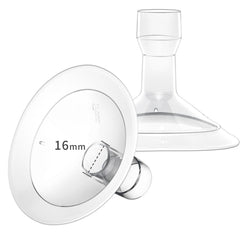 MOOMentaneous 16mm shields pack for comfortable pumping and Medela compatibility.