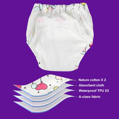 MooMoo Baby mermaid 4T pink training pants six prints highlight daily wear options