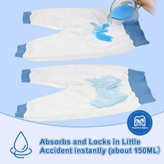 MooMoo Baby potty training pants two-pack view highlighting convenience