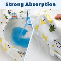 MooMoo Baby bedwetting shorts side view highlighting breathable design