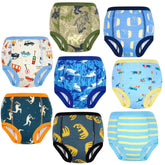 MooMoo Baby training underwear with a 6-layer structure for strong absorption.