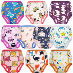 MooMoo Baby Training Underwear pack shot showing soft cotton comfort for toddlers.