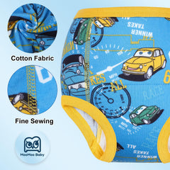 MooMoo Baby training underwear is machine washable for reusable daily wear.