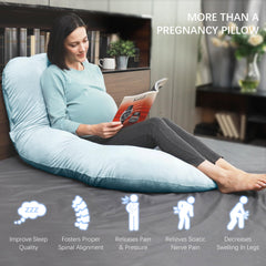 MOON PARK leg belly hip support pillow helps relieve pressure during pregnancy