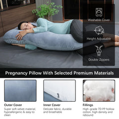 Moon Park belly and leg comfort supports relaxed side sleeping.