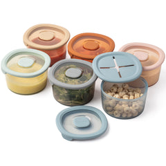 Moonkie 8oz baby food container with airtight lid for fresh meals on the go