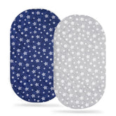 Moonsea bassinet mattress pad cover 33x17-rectangle provides snug fit and quick changes.
