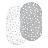 Moonsea bassinet sheets universal fit with elastic bottom for secure sleep.