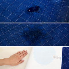 Moonsea bed pad 34x36 navy absorbent core for fast moisture management.