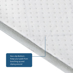 Moonsea four-layer quilted bed pad for softness and quick absorption