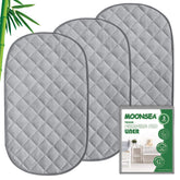 Moonsea diaper liner terry fabric close-up—ultra-soft touch for baby's skin.