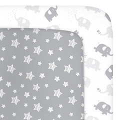Moonsea mini crib sheets 38x24 fitted design for secure sleep