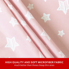 Moonsea pink sheets are fade-resistant and easy to care for.