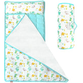 Moonsea nap mat with dinosaur pattern ideal for preschool nap time.