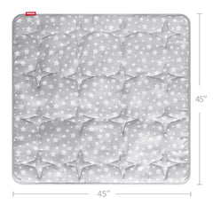 Moonsea play tent mat folded for easy storage and transport.
