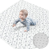Moonsea premium foam baby play mat in 71x59 design for safe floor play.
