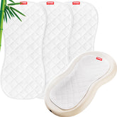 Moonsea quilted thicker changing pad liner top view for reliable absorption and warmth