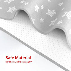 Moonsea Splat Mat anti-slip bottom keeps mat in place during use.