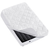 Moonsea toddler travel mattress protector fits SlumberTot beds for on-the-go protection.