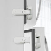 Moonybaby freezer latch close keeps freezer secure and child-safe