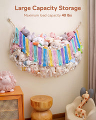 MORCCO boho tassels add charm to a nursery wall