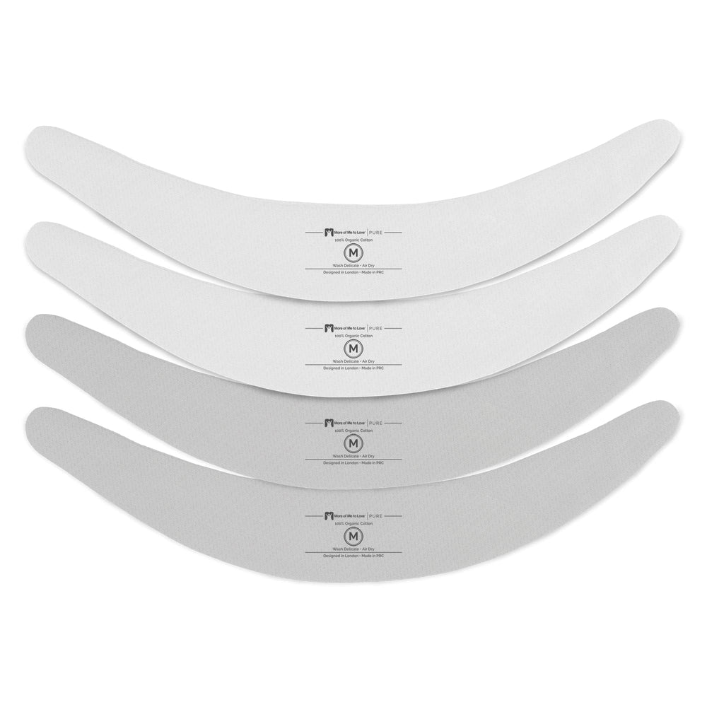 More of Me to Love tummy liner in Pearl White for XX-Large, soft and breathable undergarment layer.