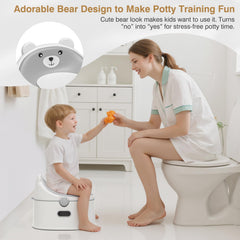 MoreFeel 3-in-1 potty used as a compact step stool
