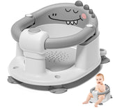 MoreFeel baby bath seat with four suction cups for secure bath time.