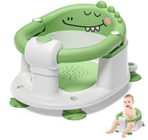 MoreFeel baby bath seat with dino design provides secure, engaging bath times.