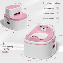 MoreFeel bear-design potty appeals to toddlers, making training feel friendly.