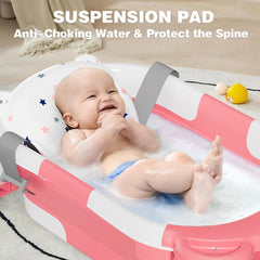 MoreFeel bathtub with real-time temperature sensor for comfortable bath time.