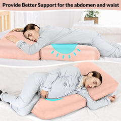 Morelexa pillow soft plush material feels gentle on skin for soothing sleep.