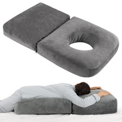 Morelexa pregnancy pillow full body support for back and belly