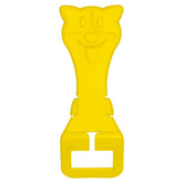 MORLIKE Living Unbuckle Release Tool, yellow front view for easy button access.