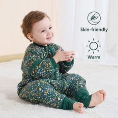 Mosebears 2.5 tog winter sleep sack on a cozy toddler