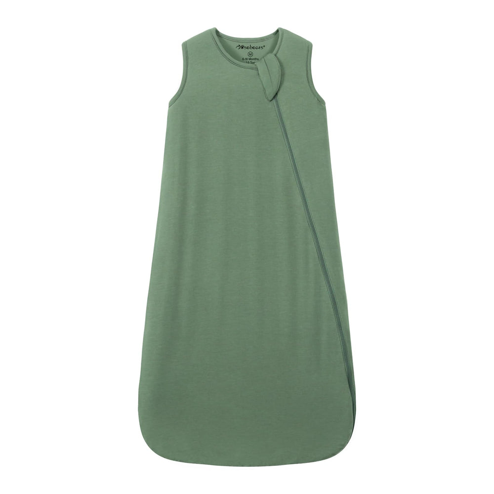 Mosebears sleep sack outer fabric is ultra-soft bamboo for cozy all-night warmth