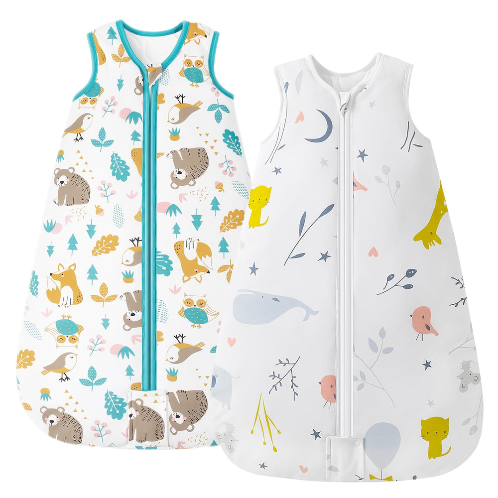 Mosebears Sleep Sack with cotton-outer-fabric for soft warmth.