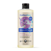 Motherlove Baby & All Soap bottle pour showing gentle foam for family cleaning