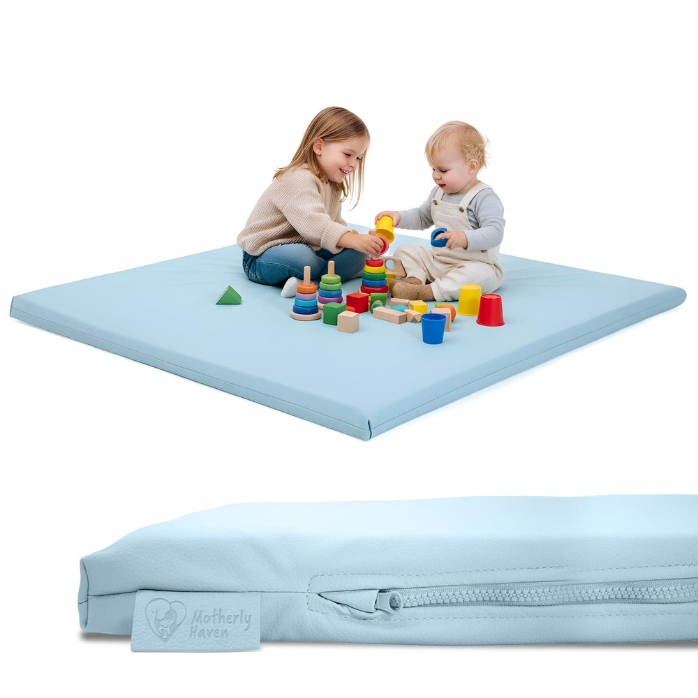 Motherly Haven play mat cover fits a 50x50 mat snugly for safe tummy time