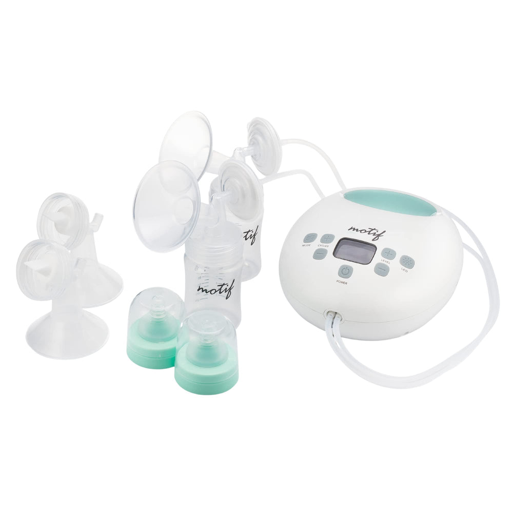 Motif Medical Luna double-pump in action, enabling efficient expression on the go.