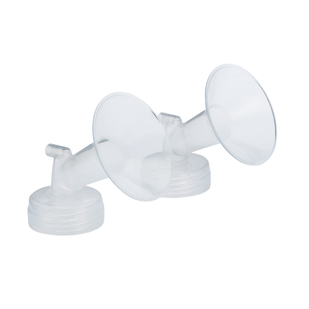 Motif Medical Luna 28mm two-shields side view for comfortable expression