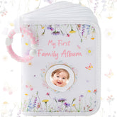 Motiskyy my first photo album with flower cover for baby memories and bonding moments.