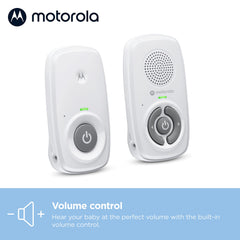 Motorola Nursery AM21 range test illustrating 1000 ft listening capacity