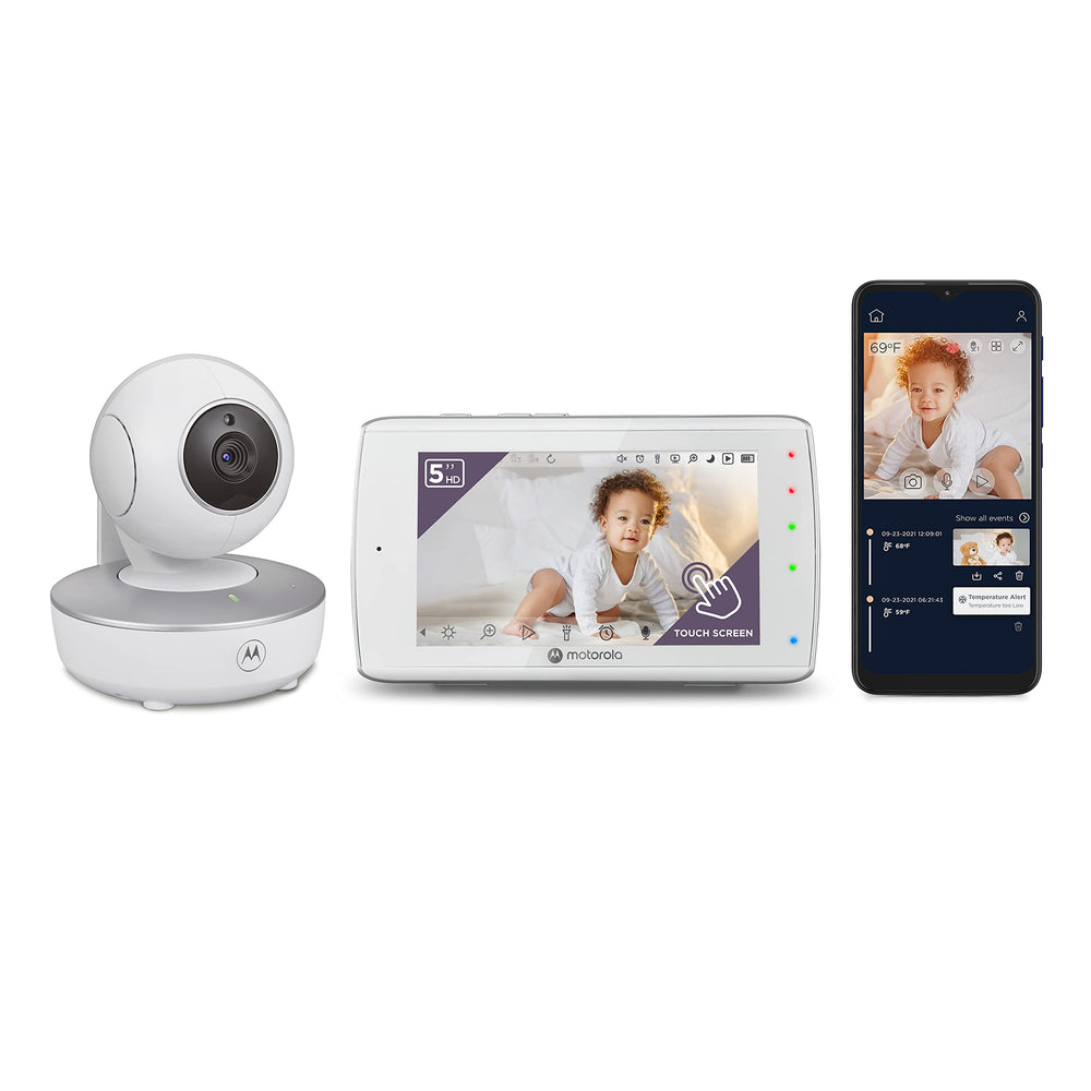 Motorola Nursery baby monitor camera in HD delivers secure live video feed