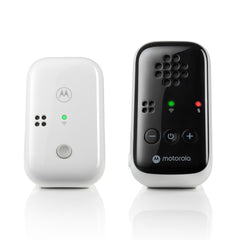 Motorola Nursery PIP10 audio monitor setup delivers a reliable DECT connection for secure monitoring.